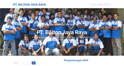 Desktop Screenshot of bilitonjayaraya.com