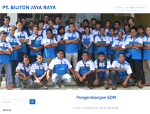 Tablet Screenshot of bilitonjayaraya.com